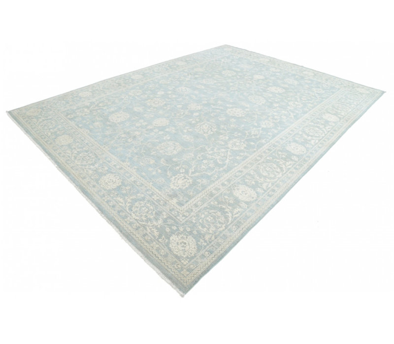 One-of-a-Kind 9'1"X12'4" Area Rug in Beige/Ivory/Malibu