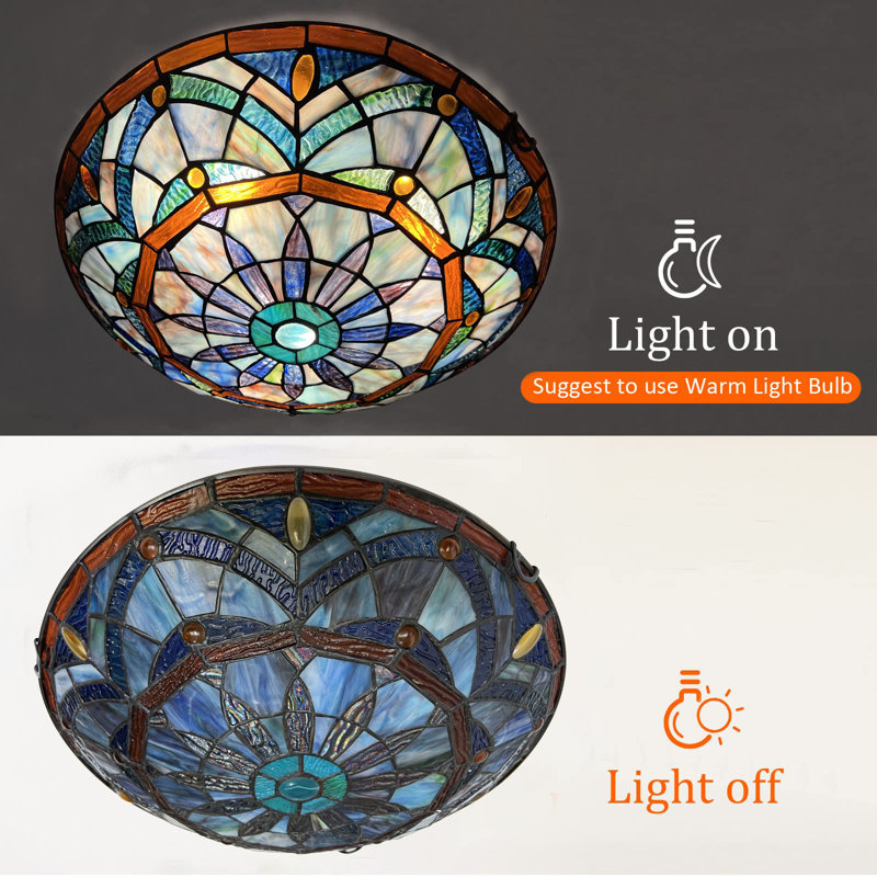 Grants Glass Flush Mount