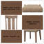 Ensemble de 2 chaises d'appoint Nathaniel