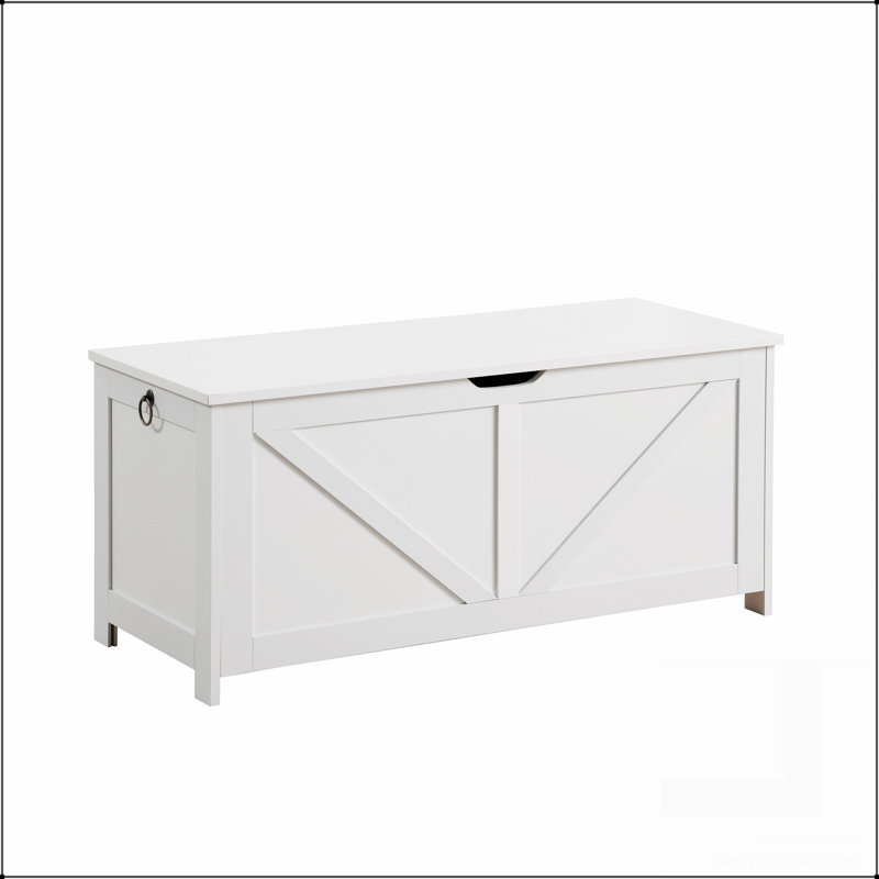 Coffre de rangement, banc de rangement, organisateur de coffre à jouets rétro, banc de rangement d'entrée avec 2 charnières, assemblage facile