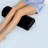 Orthopedic Half-Round Lumbar Neck & Leg Relief Pillow with Removable Cover