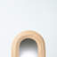 Miroir d'appoint mural brun naturel Morrison