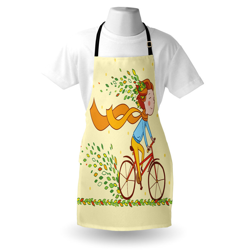 No Pattern Bib Apron