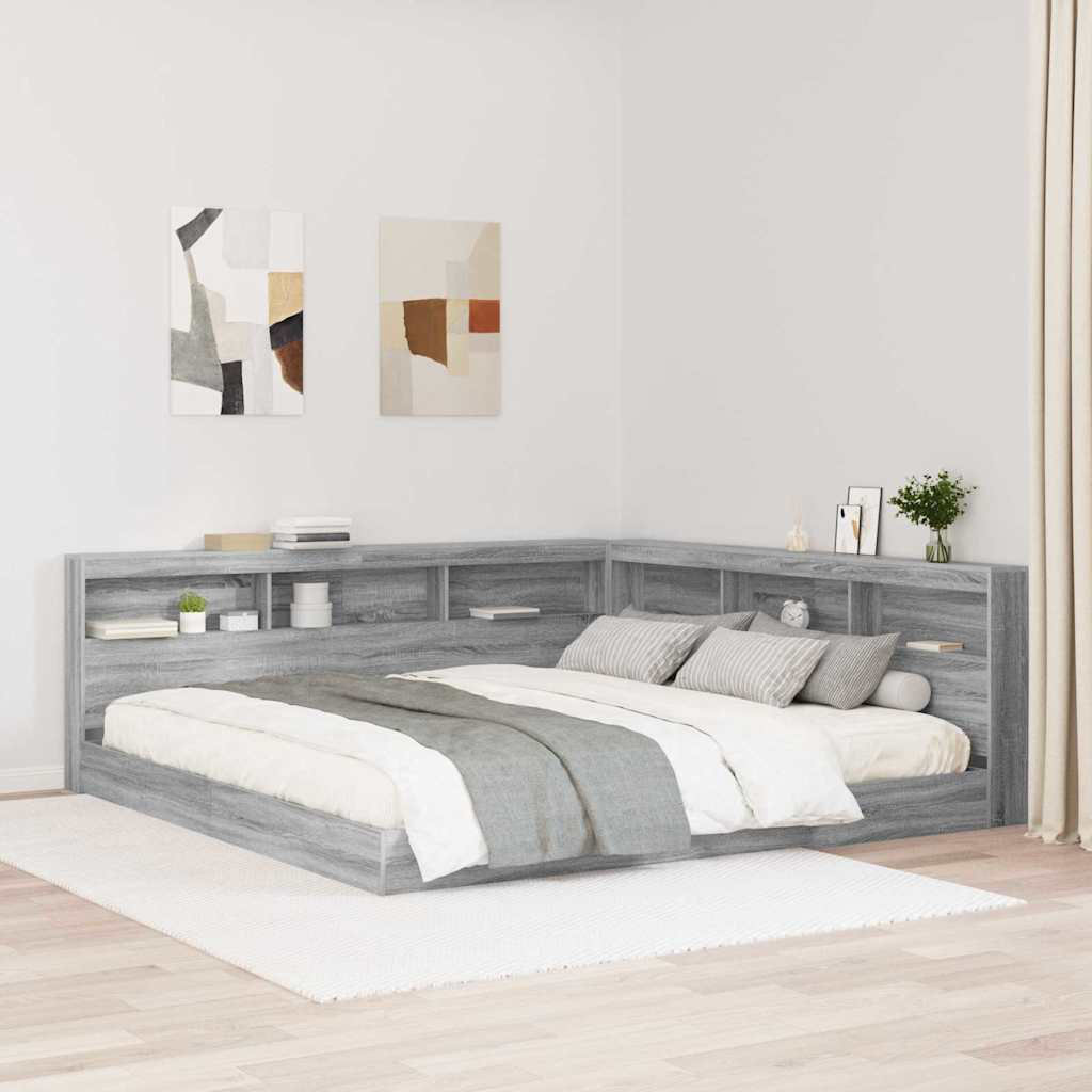 Storage Headboard With Shelf 90 Cm Engineered Wood