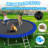 12FT Round Backyard Tranpoline with Safety Enclosure Net and T-Hook for Kids and Adults