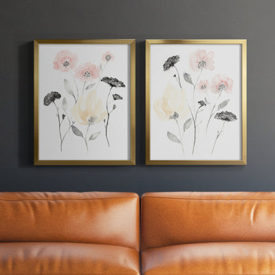 " Wildflowers I " 2 - Pieces