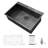30 " L Drop-In Single Bowl Stainless Steel Kitchen Sink