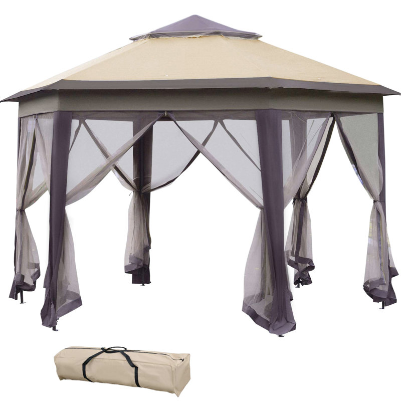 Pavillon de jardin avec réservoir d'eau