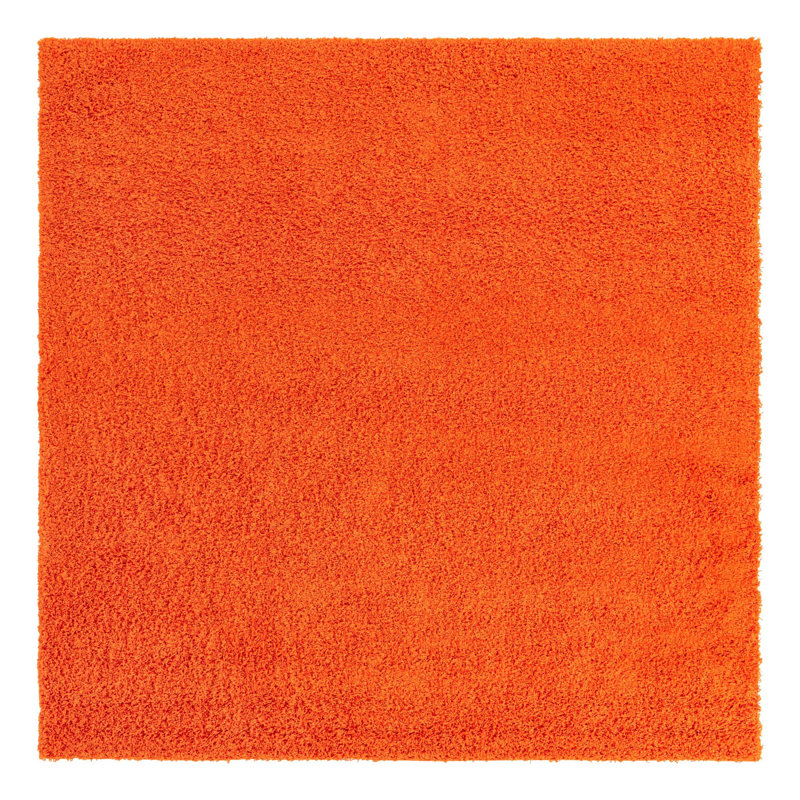 Tapis orange Torun, Carré 7 pi 10 po