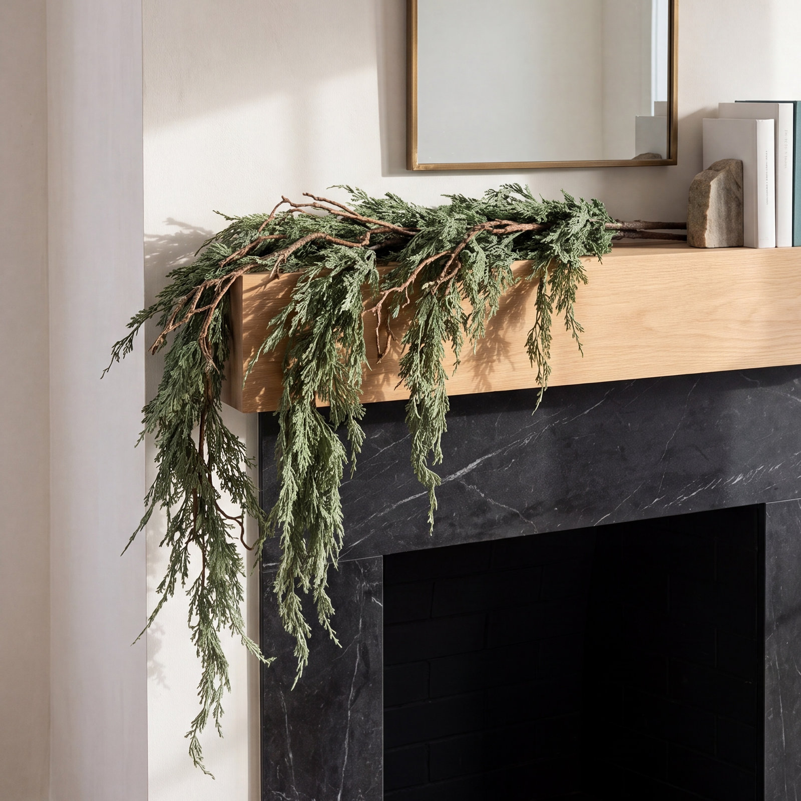 Faux Cedar Swag
