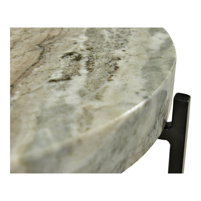 Bingham Marble Top End Table, Light Brown