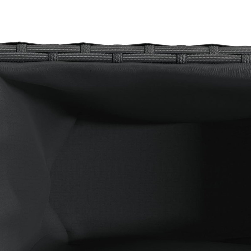 Planter Box, 40cm H x 90cm W x 20cm D, Black