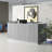Cason Rectangle Solid Wood Reception Desk-1605217097