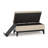 Oregon 42"W Upholstered Vegan Leather Contemporary Rectangular Lift-Up Storage Ottoman Bench with Tray and Hidden Storage-689329887