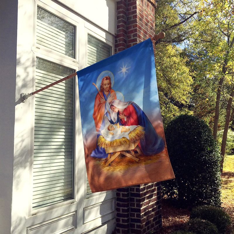 Zarevant Double Sided Polyester Christmas Garden Flag, 40" H x 28" W