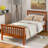 Elicio Twin Slat Bed Frame, Platform Bed with Headboard and Footboard-1000180463