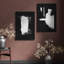 Art mural encadré, rétro, antique, classique pour chambre à coucher - 16 po x 24 po x 2 panneaux-461891815-461891813