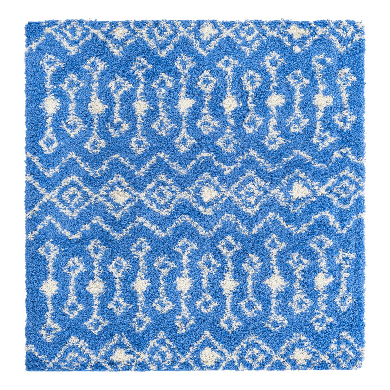 Tapis à poils longs Griego, Carré 6 pi