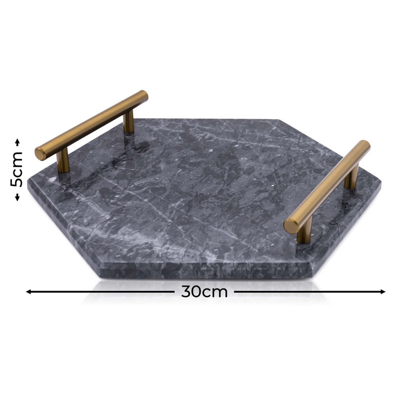 Marble Tray, Black