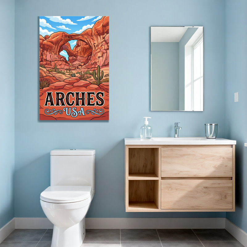 «Scenic & Cityscapes Arches National Park», reproduction de paysage, H 40 po x l 28 po