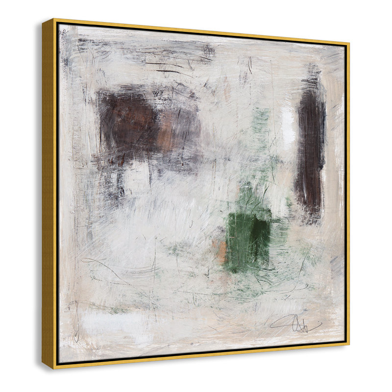 «Alone In The Meadow» par Filippo Ioco, reproduction sur toile flottante, H 37,5 po x l 37,5 po x P 2 po, Encadrement doré