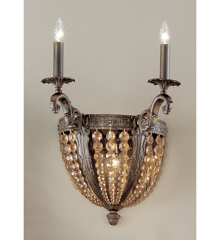 Merlot Candle Wall Light