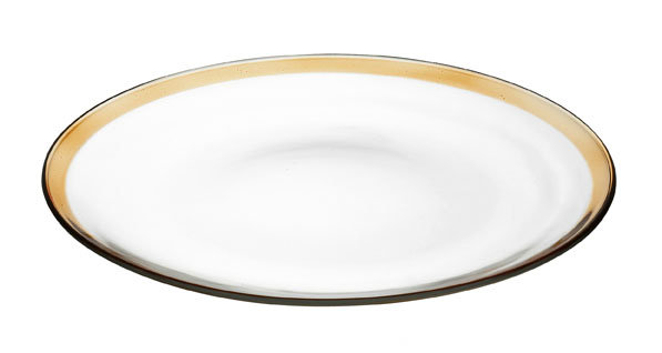 Assiette 11" Antibes, Ambre