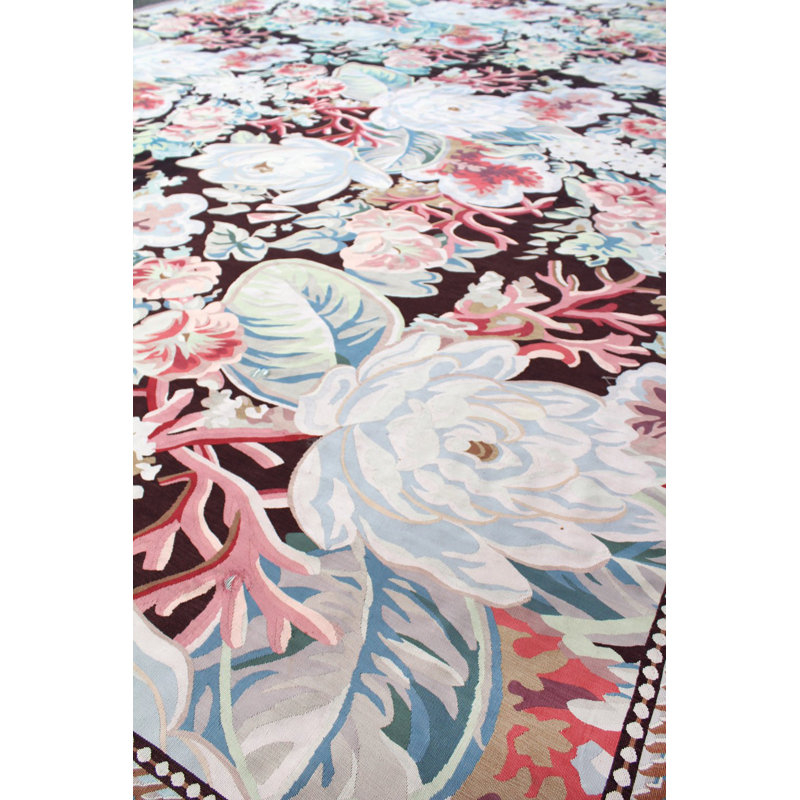 Aubusson One-of-a-Kind 14'4" X 23'4" Flatweave Area Rug