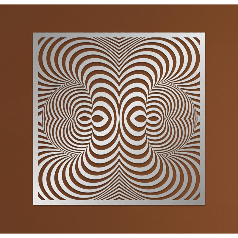 Décoration murale abstraite et géométrique en métal, art contemporain pour cadeau de pendaison de crémaillère ou décoration de bureau