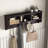 4 Dual Hooks Coat Rack With Storage Shelf Wall Mounted And Garage