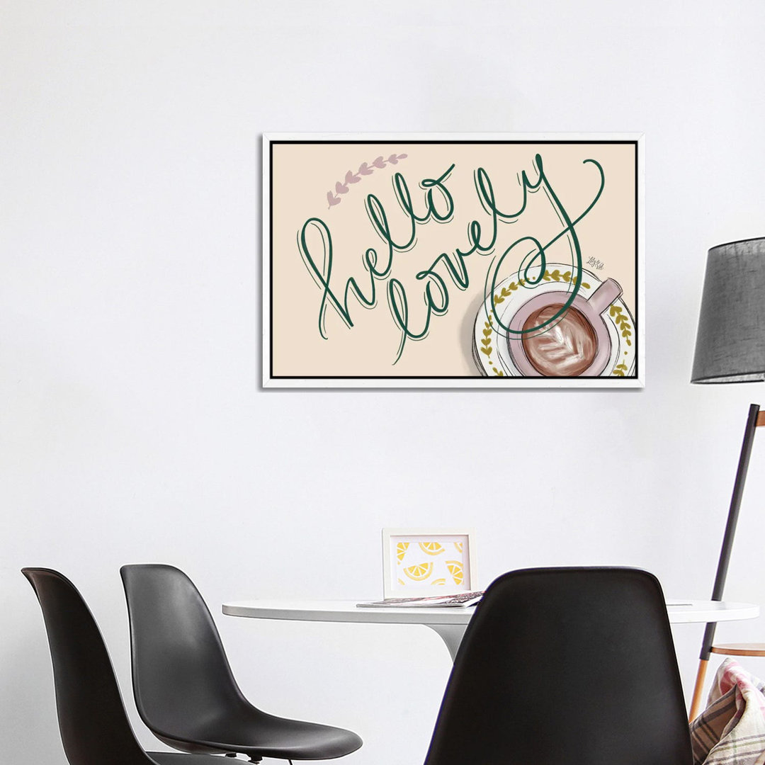 Sunflower Bee Happy by Lily & Val - Print on Canvas