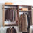 Devi Oak Wall Mounted Wood Closet System-579508416