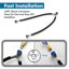 2-handle Bathroom Faucet with Drain Assembly-90346311