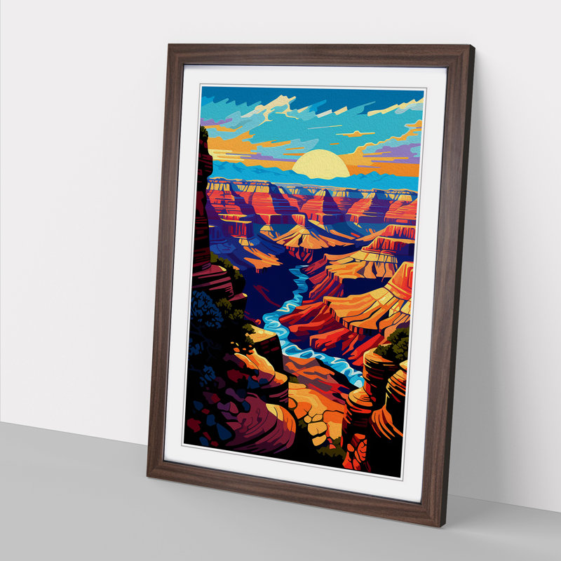 Grand Canyon Pop - Framed Print