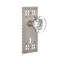 Craftsman Plate with Decorative Keyhole and Round Clear Crystal Door Knob-2113189393-2113189396