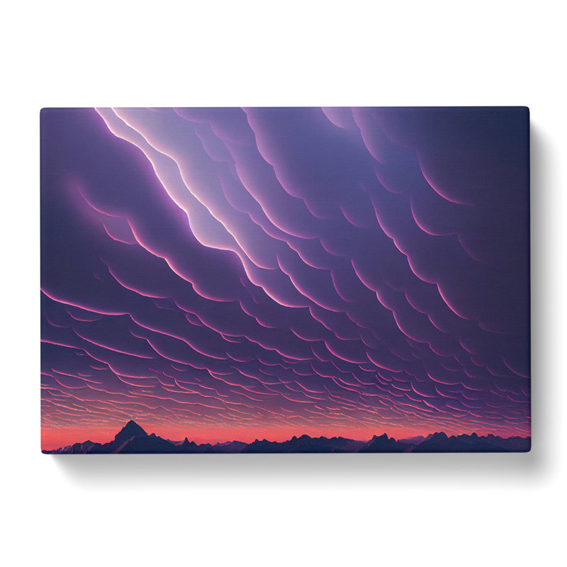Alert Clouds - Wrapped Canvas, 50cm H x 76cm W x 3cm D
