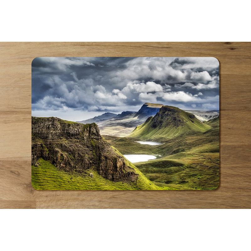Doua Wood No Pattern Rectangle Placemat