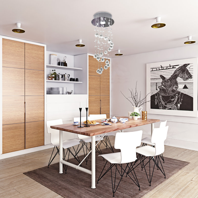 Eliza Crystal Ceiling Light Chandelier Spiral Rain Drop Pendant Lamp Metal