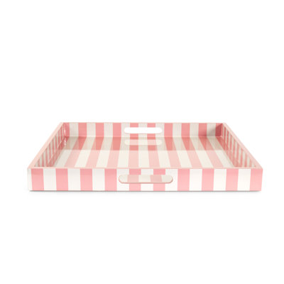 Rose Stripe Tray -Wayfair