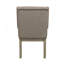 Ensemble de 2 chaises à accoudoirs en tissu capitonné