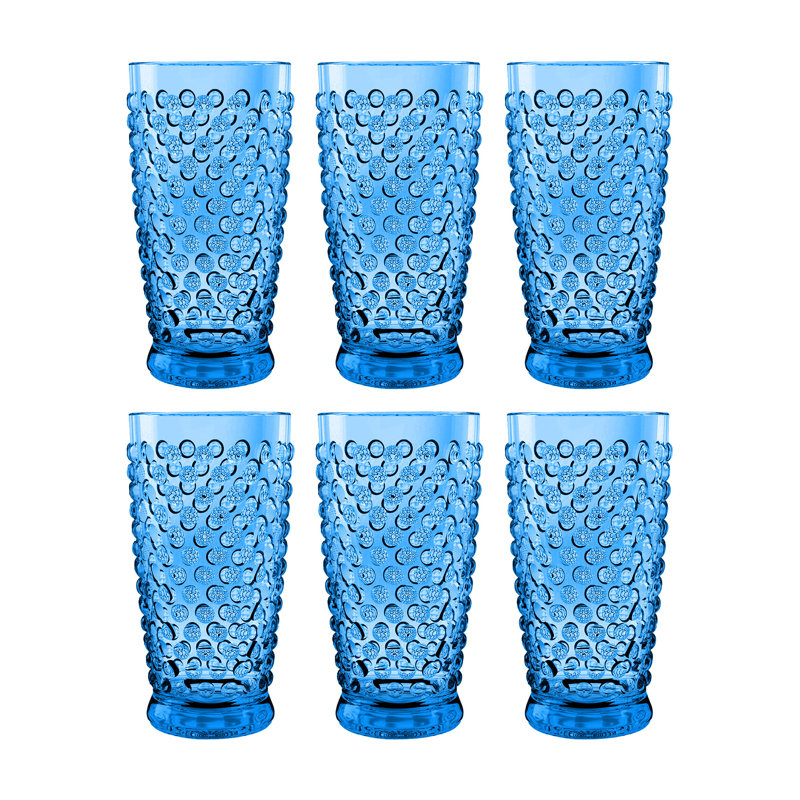 Verres à boire en acrylique, Bleu, 20 oz