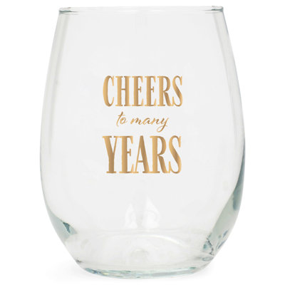 Wine Glass Cheers To Many Years