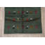 Tapis de zone en laine vert 3 pi 5 po x 4 pi 10 po one-of-kind-noué la main gabbeh Southwestern