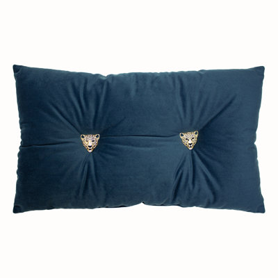 Harkey Grey Rectangular Throw Cushion