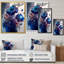Sharolyn Vibrant Blue Flower Bouquet II - reproduction sur toile-1427481716-1427481720