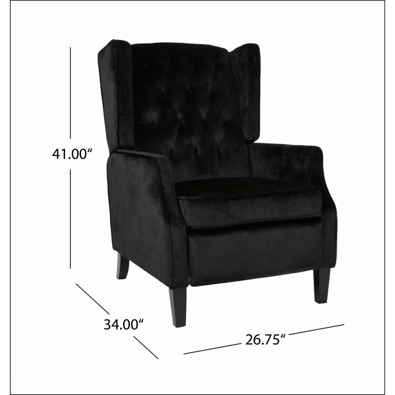 Fauteuil inclinable, Noir