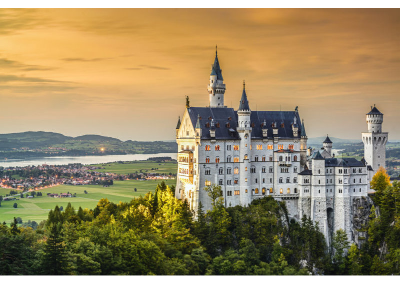 Neuschwanstein Castle 18.45m x 50cm 7 Piece Wallpaper