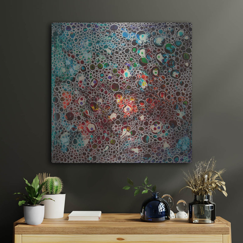 Art mural en métal Wrought Studio ™ «Dimension 1» par Hilary Winfield, H 24 po x l 24 po