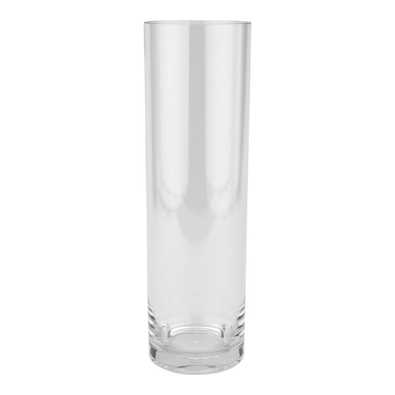 Vase à fleurs incassable pour centre de table, H 15,75 po x l 4,75 po x P 4,75 po