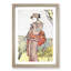 Standing Under a Plum Tree by Katsukawa Shunko - Framed Print-55615564-55615565